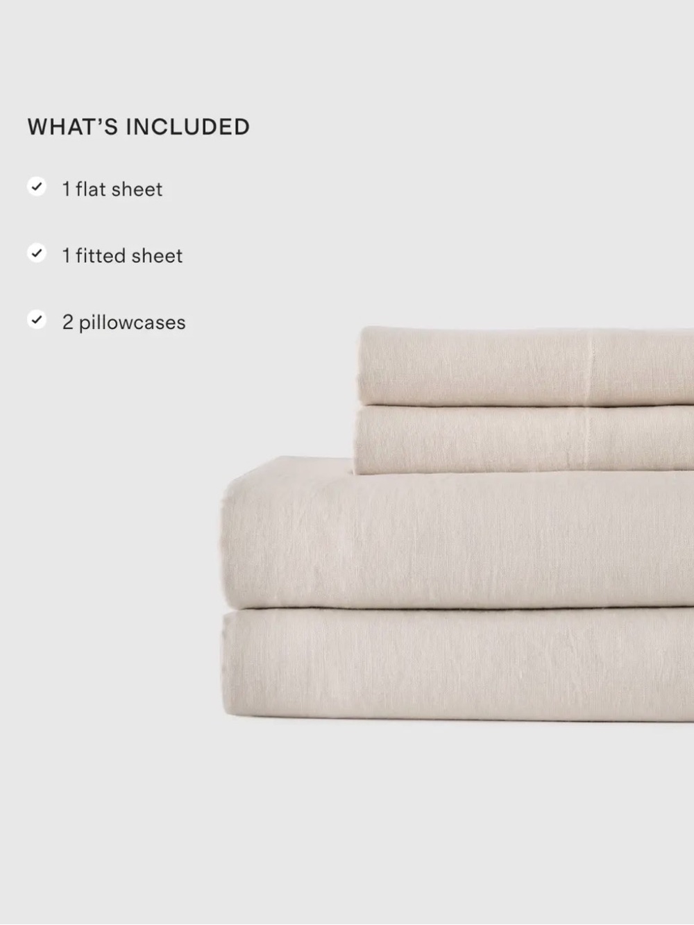 Quince Striped Linen-Blend Sheet Set - Picture 2 of 5
